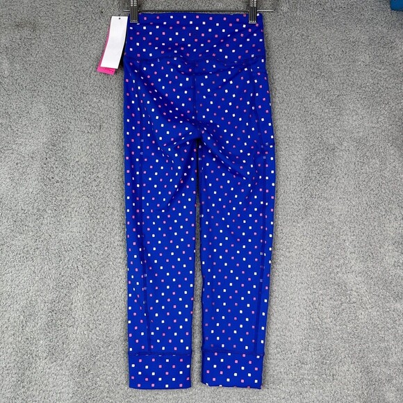 Lilly Pulitzer Weekender High Rise Leggings Borealis Blue Squared‎ Size XXS NWT - Picture 10 of 12
